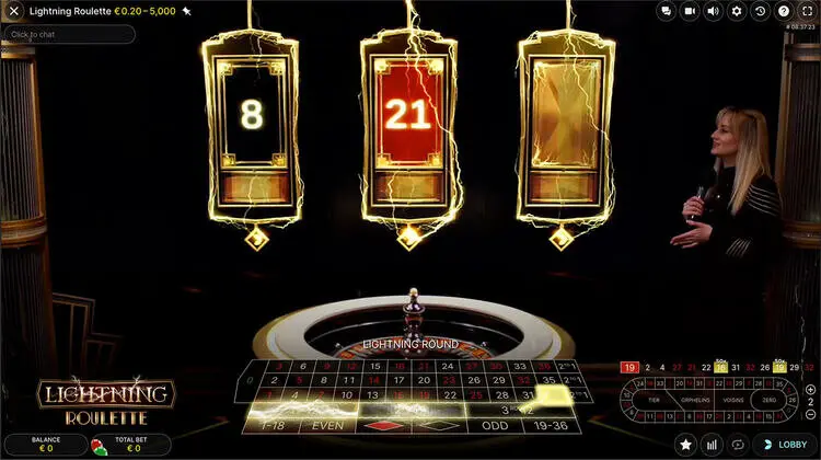 Обложка слота Lightning Roulette
